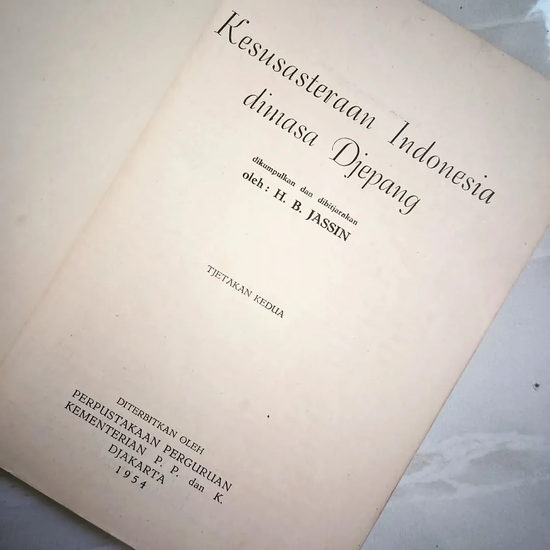 Kesusasteraan Indonesia Di Masa Djepang - gambar 2